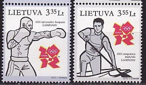 Литва, 2012, Олимпиада, Лондон, 2 марки